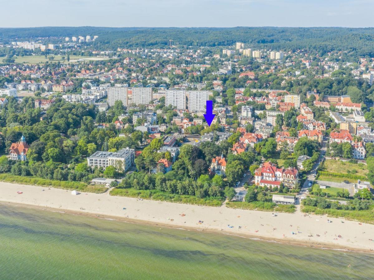 Ferienwohnung Sopot Grunwaldzka - Parkowa Blisko Plazy Exterior foto