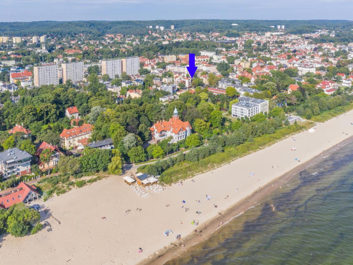 Ferienwohnung Sopot Grunwaldzka - Parkowa Blisko Plazy Exterior foto